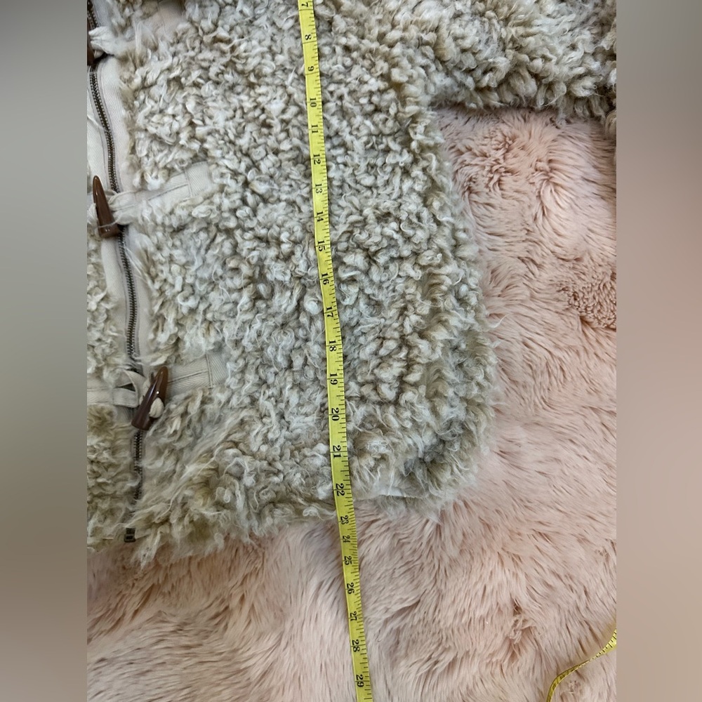 Anthropologie Brenna Faux Fur Sherpa Teddy Coat NWT XL - Picture 14 of 15